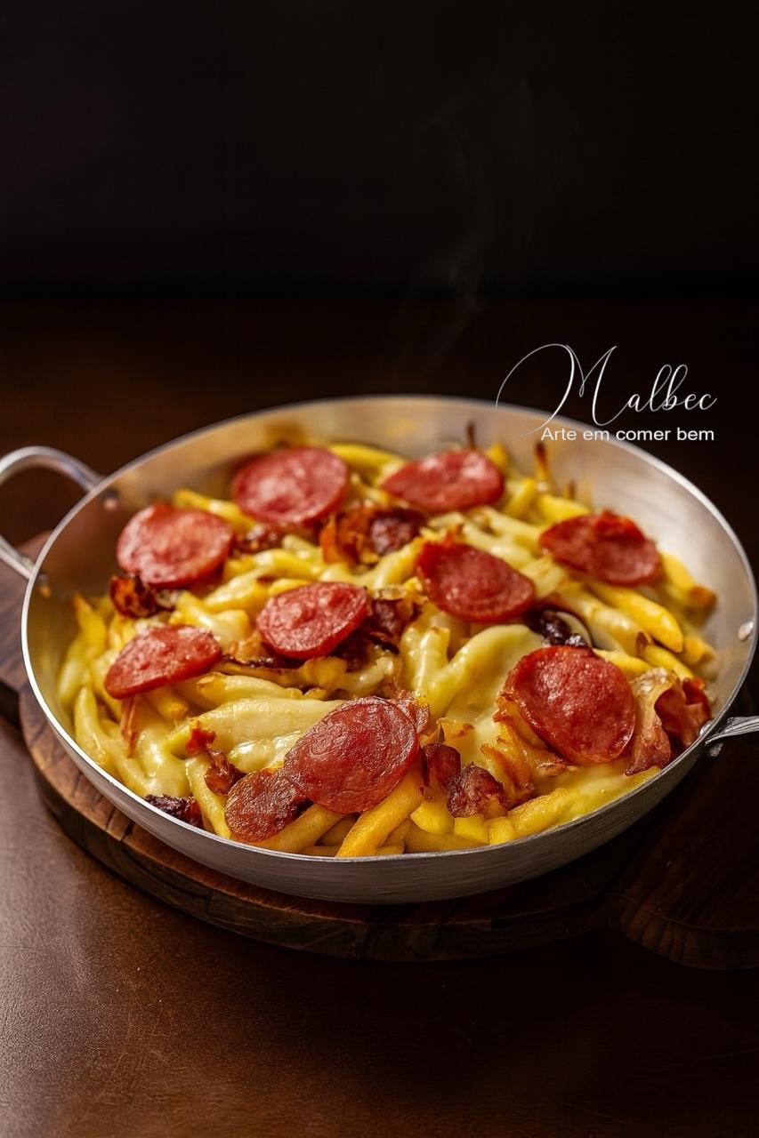 PORÇÃO DE BATATA MALBEC PREMIUM