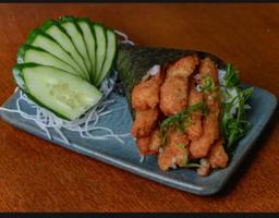 Temaki de Camarão Empanado
